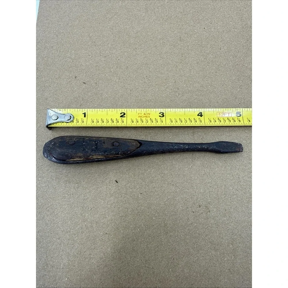 Antique Wooden Handle Made In Germany Screwdriver Steel‎ Frame
